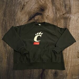 Champion Reverse Weave Cincinnati Bearcats Crewneck Sweatshirt Large